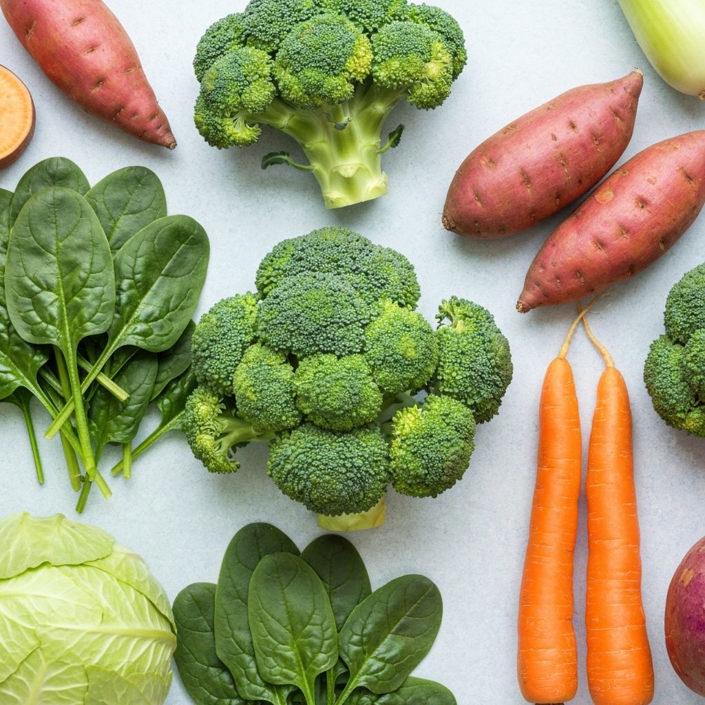 Fresh colorful vegetables